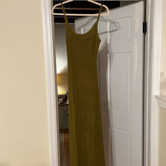 DISSH | Dresses | Dissh Green Knit Maxi Dress | Poshmark
